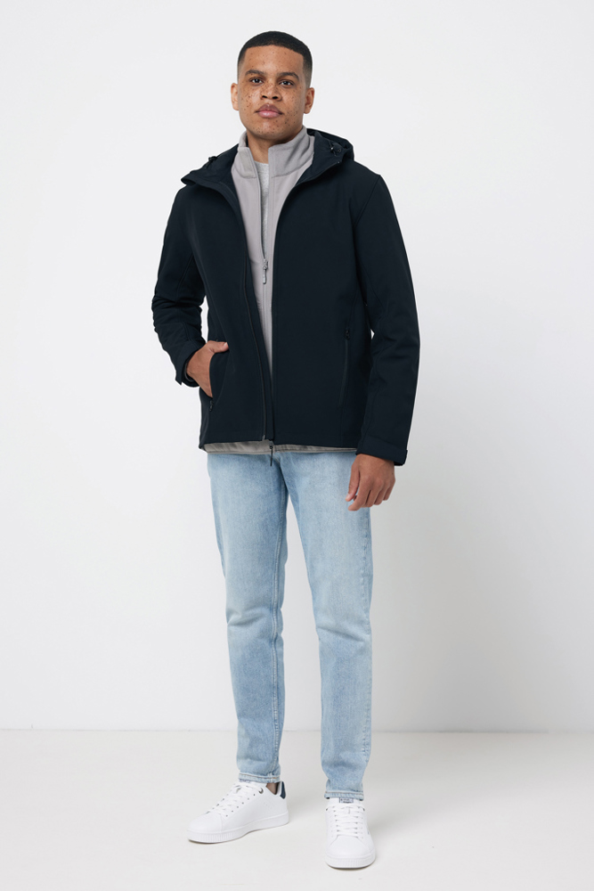 IQONIQ Makalu Herren Softshelljacke aus recyceltem Polyester