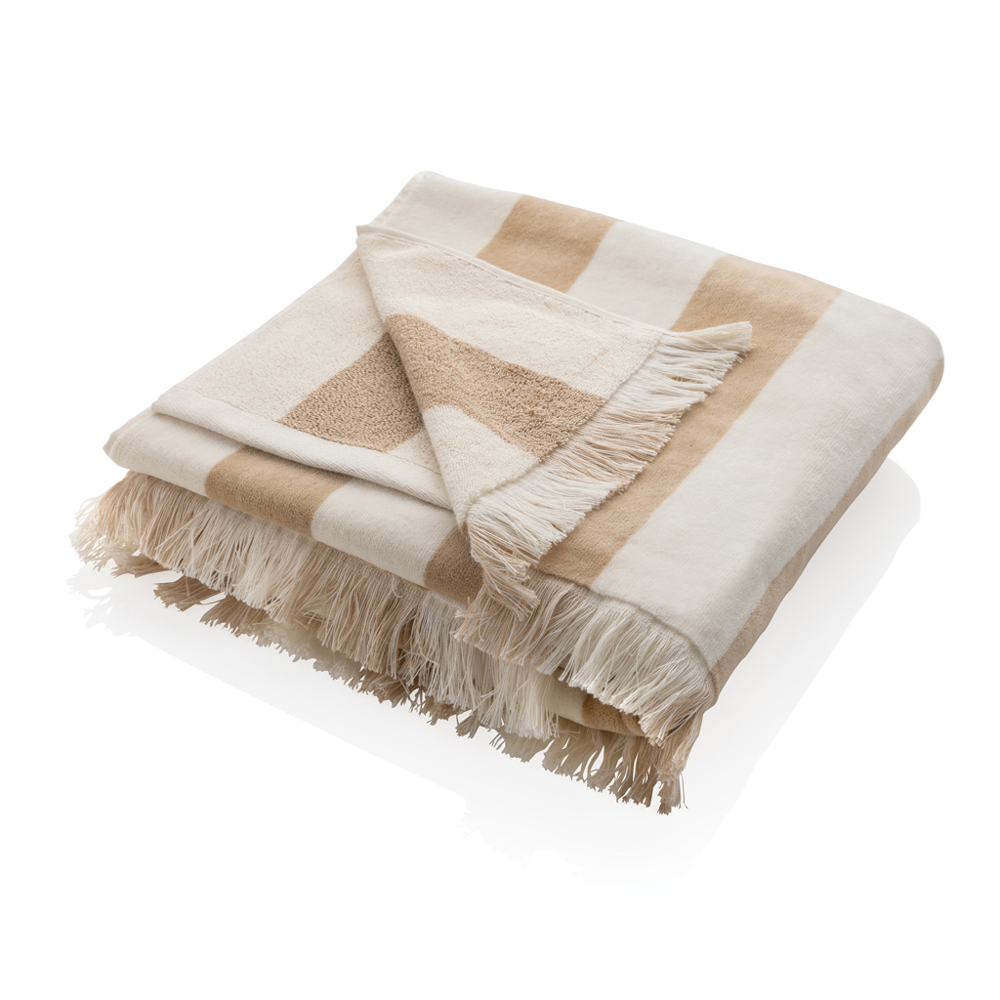 Ukiyo Aware™ Yukari XL Strandtuch 100x180cm - braun (± PMS 14-1208 TCX)
