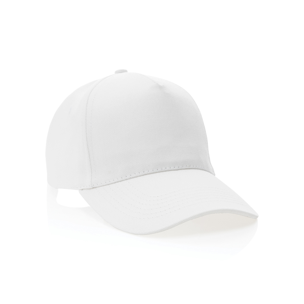 Impact 5 Panel Kappe aus 280gr rCotton mit AWARE™ Tracer - weiß (± PMS White)