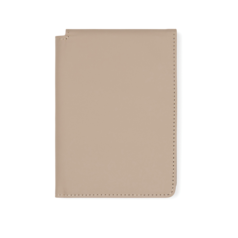 VINGA Baltimore RCS recycelte Polyester-RFID-Reisepasshülle - greige (± PMS 16-0906 TPG)