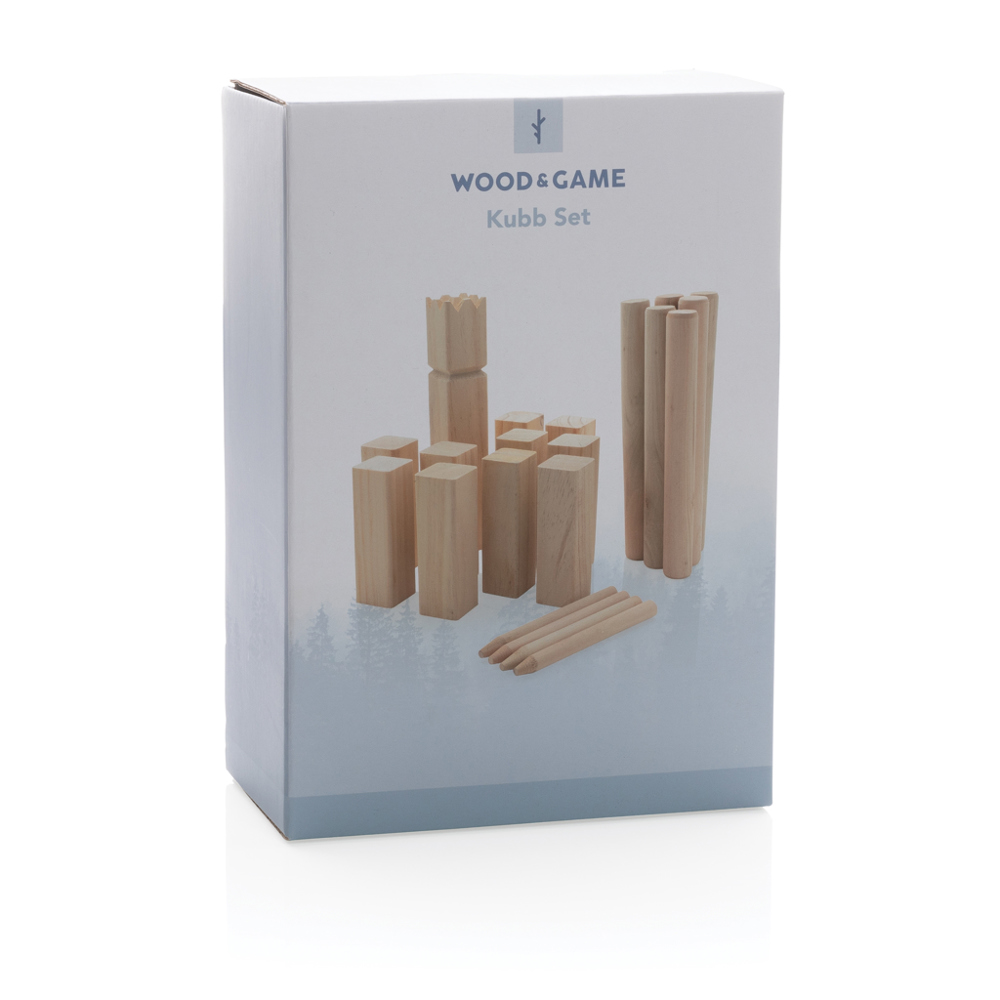 Kubb Outdoor Wurfspiel aus Holz