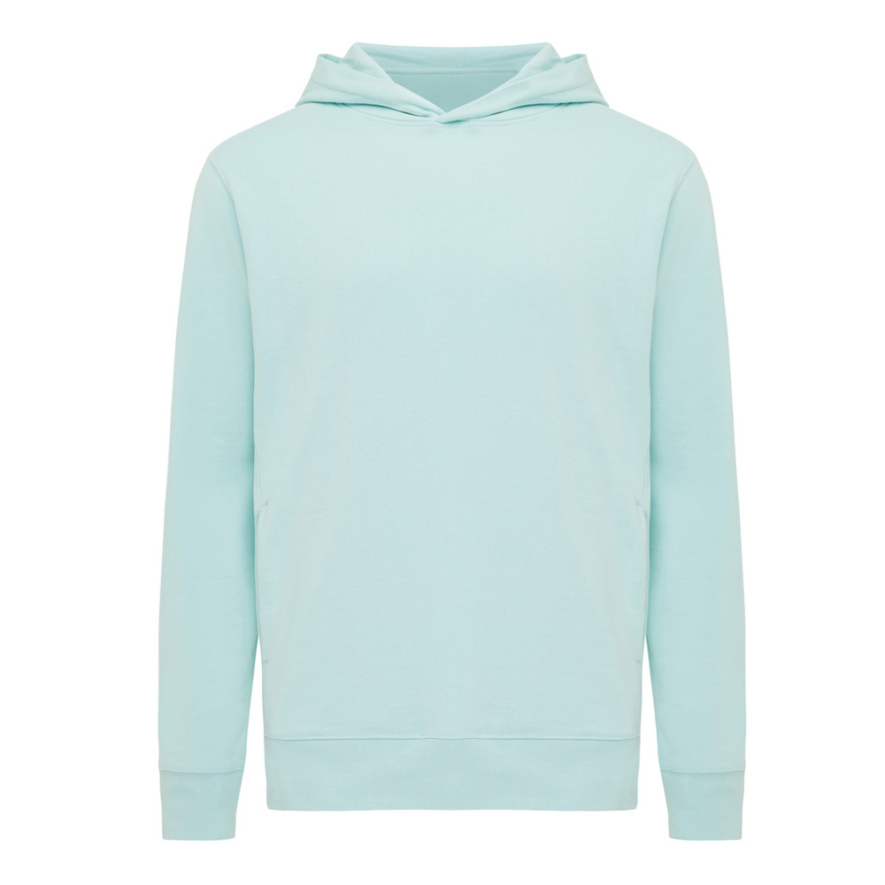 IQONIQ Yengo Hoodie mit Seitentaschen aus rec. Baumwolle - crushed mint (± PMS 12-5410 TCX)