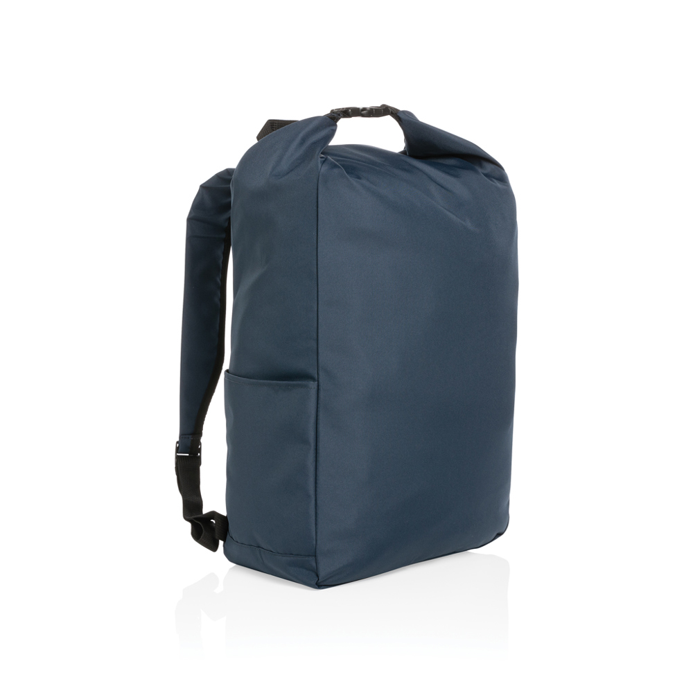 Impact AWARE™ RPET Basic Rolltop-Rucksack - navy blau (± PMS 539)
