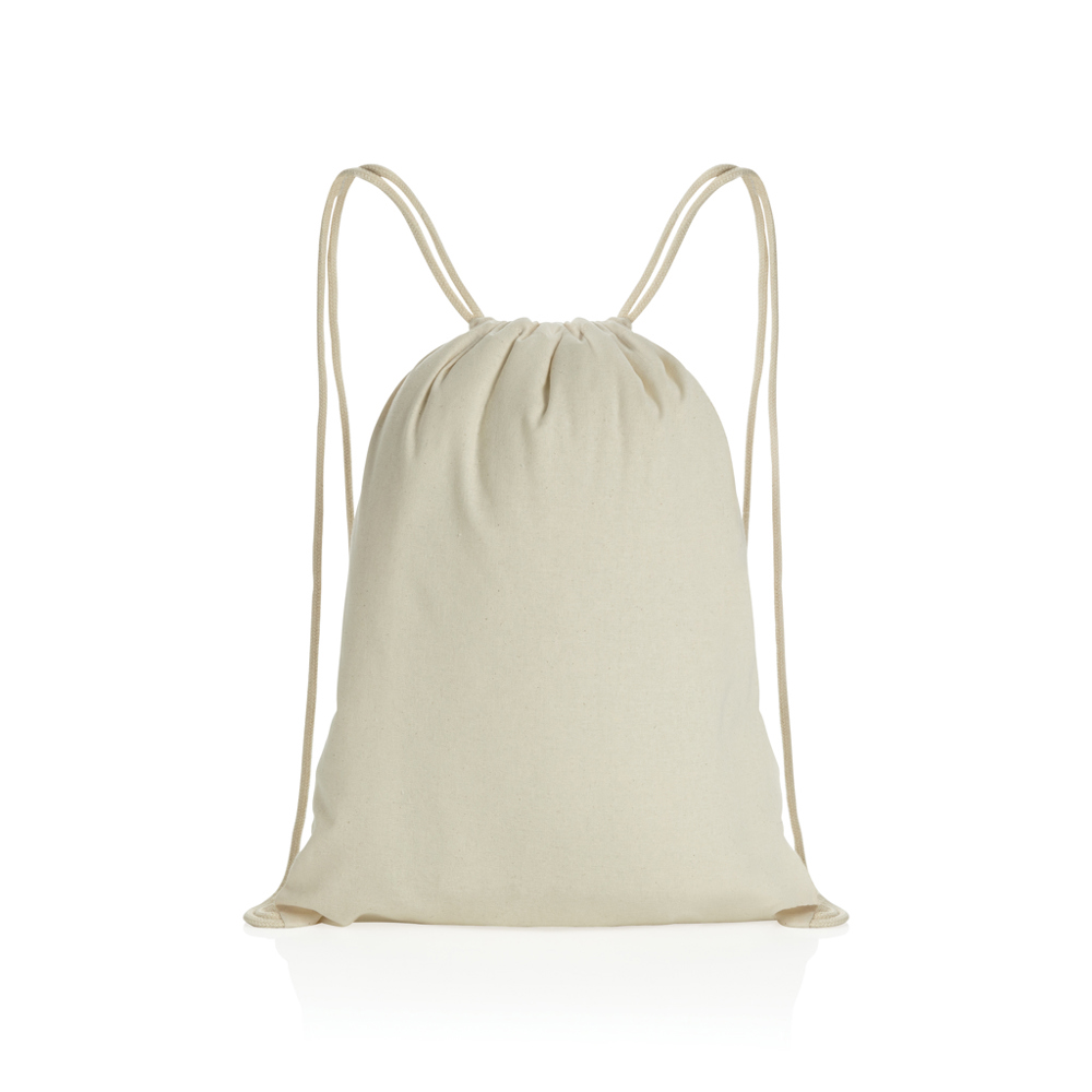 Impact AWARE™ recycelter Baumwoll-Sportbeutel 145gr - off white (± PMS Natural)