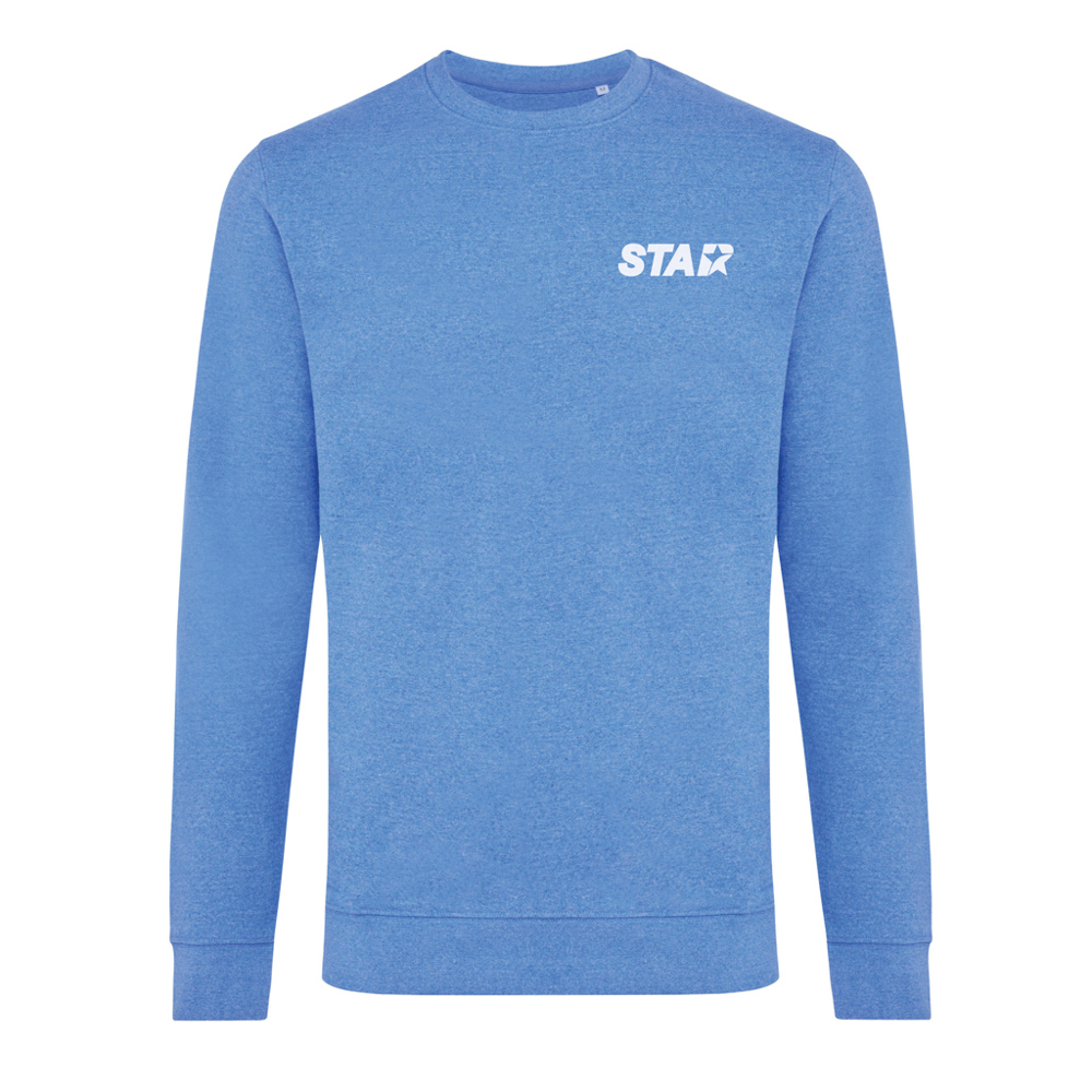 IQONIQ Denali ungefärbt. Rundhals-Sweater aus recycelter BW