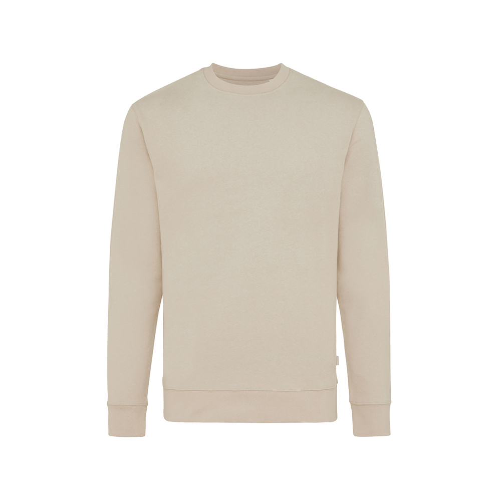 IQONIQ Zion Rundhals-Sweater aus recycelter Baumwolle - desert (± PMS 14-0708 TCX)