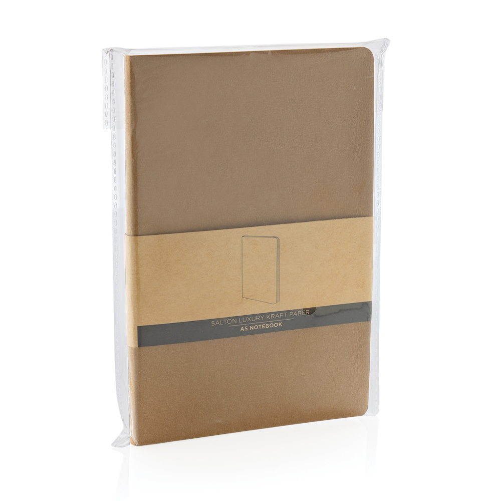Salton Luxus Kraftpapier Notizbuch A5
