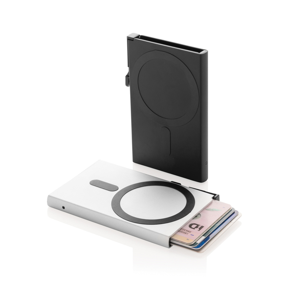 Magnetischer RFID-Kartenhalter aus Aluminium für Smartphones