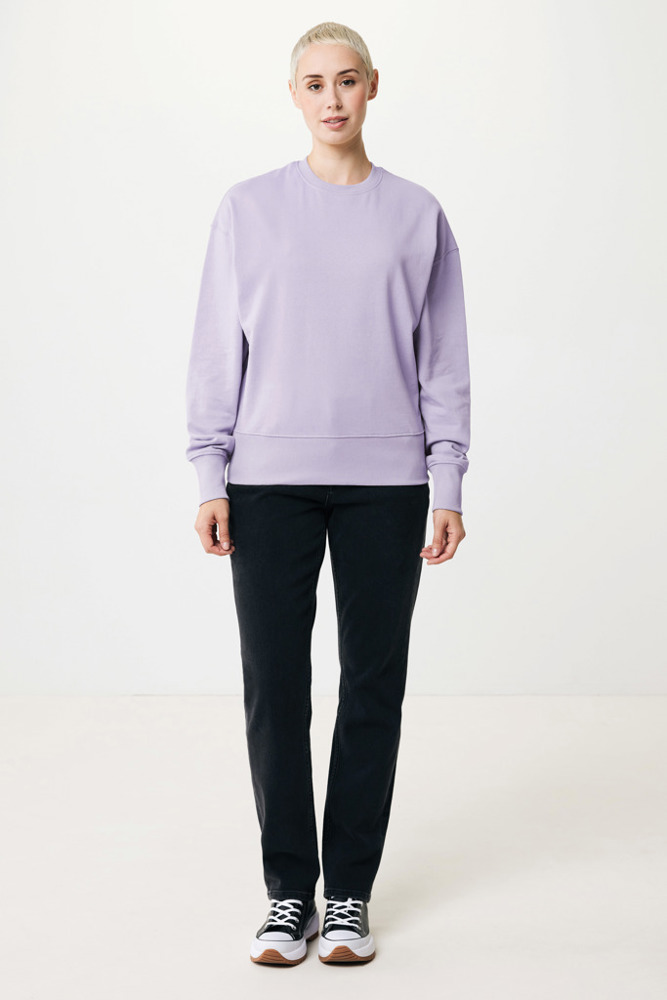 IQONIQ Kruger Relax-Rundhals-Sweater aus recycelt. Baumwolle