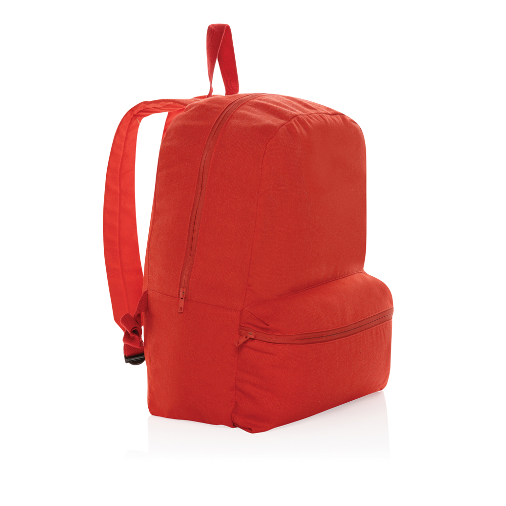 Impact Aware™ 285g/m² Rucksack aus rCanvas - luscious red (± PMS 17-1663TCX)