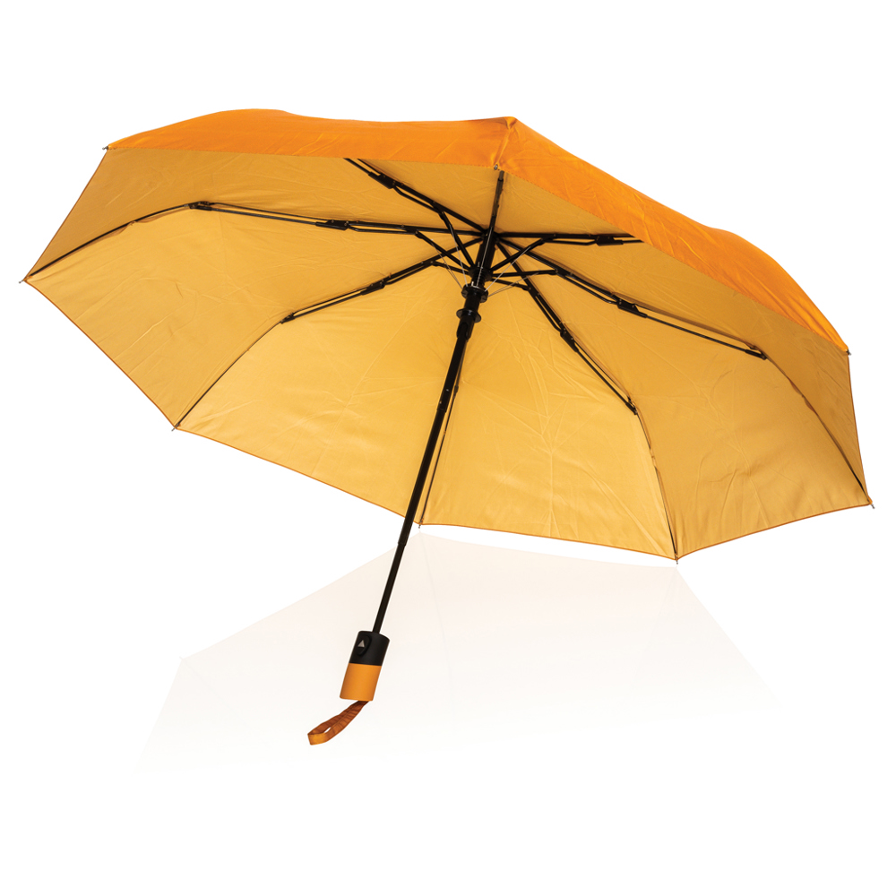 21" Impact AWARE™ 190T Mini-Regenschirm mit Auto-Open - sundial orange (± PMS 16-1148TCX)