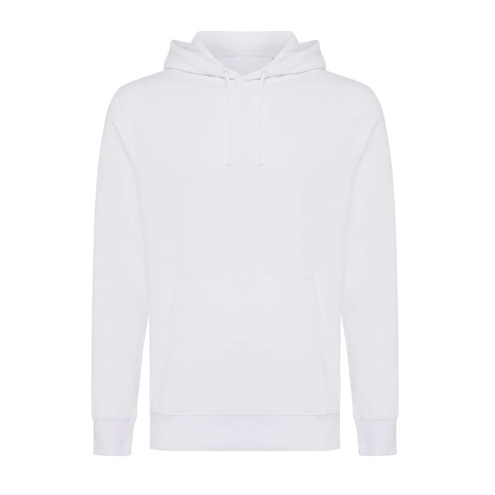 IQONIQ Rila Lightweight Hoodie aus recycelter Baumwolle - recycled white (± PMS 11-0601 TCX)