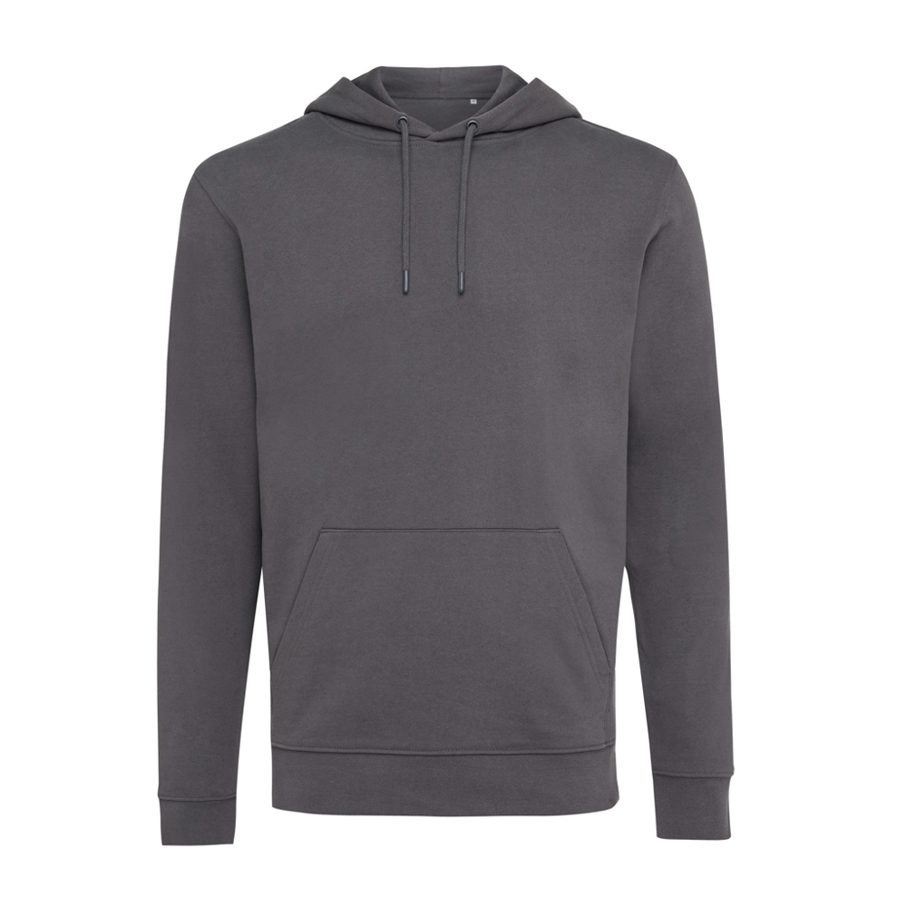 IQONIQ Jasper Hoodie aus recycelter Baumwolle - anthrazit (± PMS 19-3900 TCX)