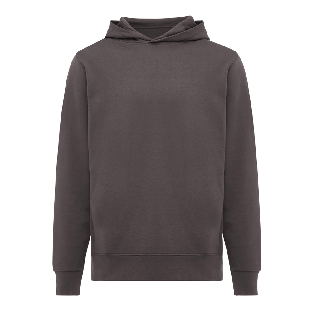 IQONIQ Yengo Hoodie mit Seitentaschen aus rec. Baumwolle - anthrazit (± PMS 19-3900 TCX)