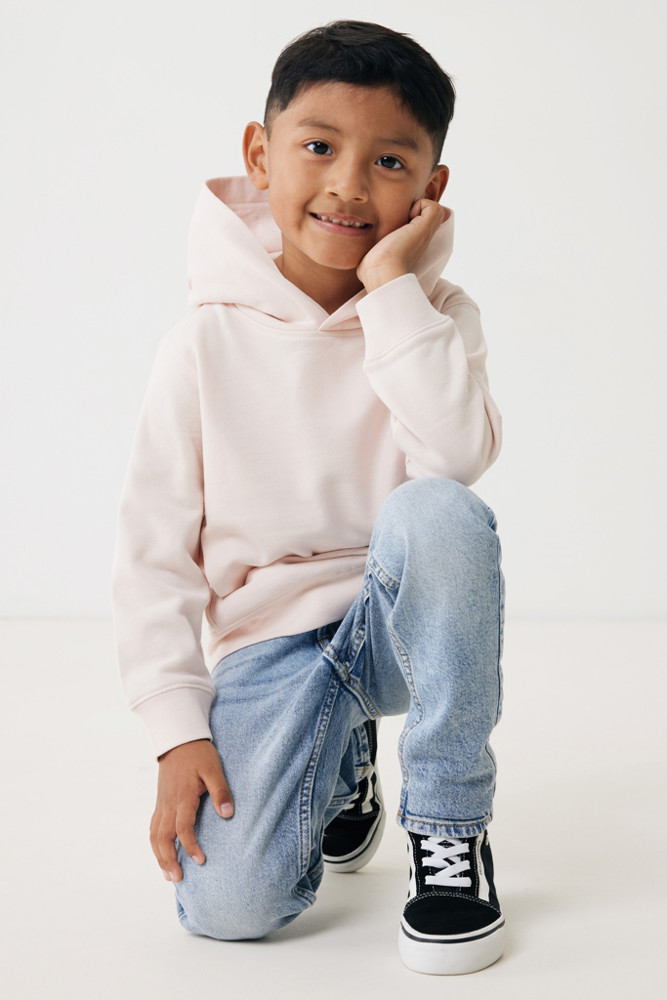 IQONIQ Yengo KidsHoodie mit Seitentaschen aus rec. Baumwolle