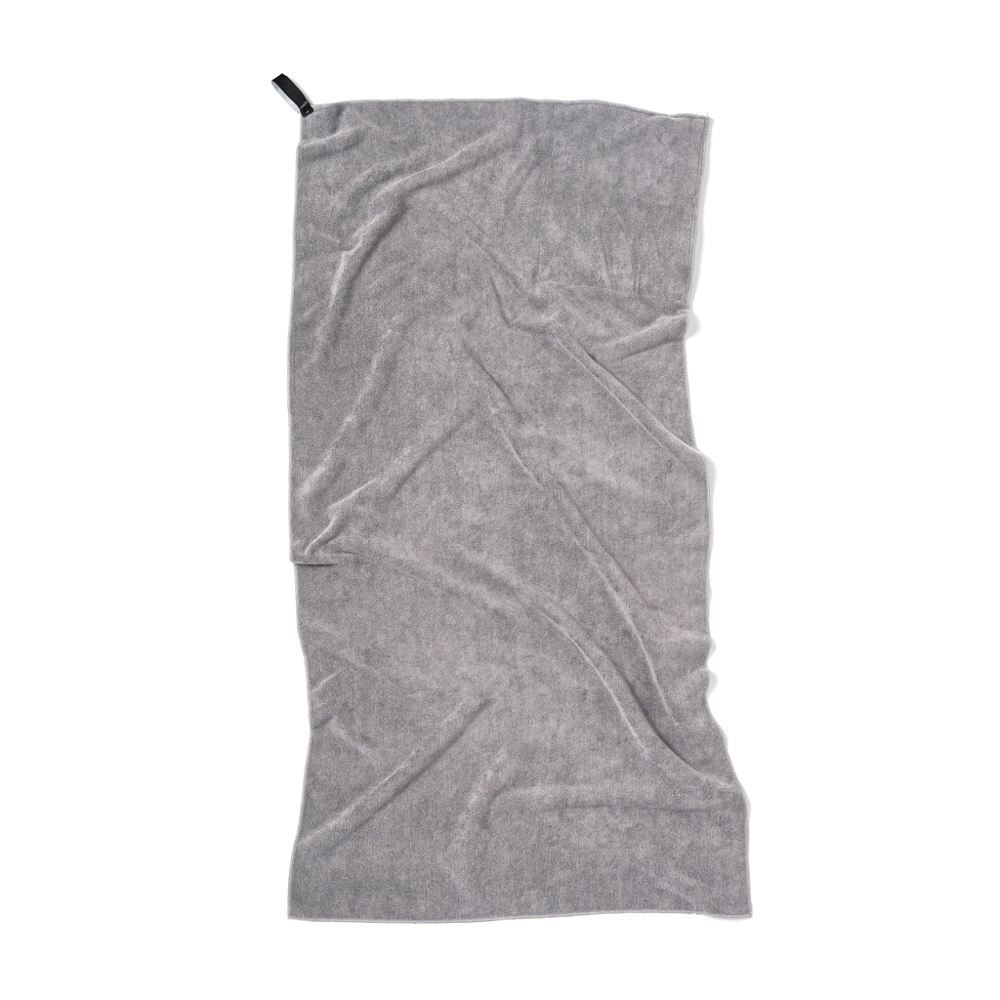 VINGA GRS rPET Active Dry Handtuch 140x70 - grau (± PMS 17-3911)