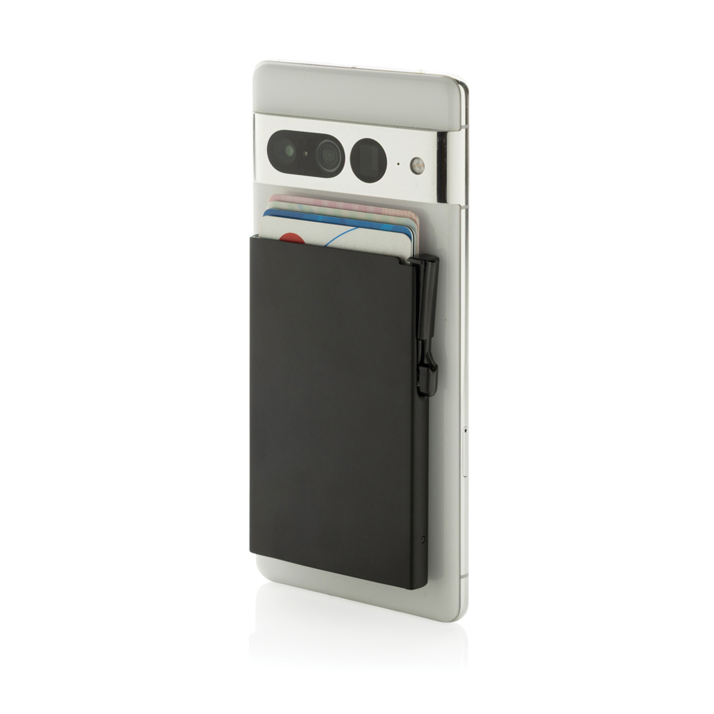 Magnetischer RFID-Kartenhalter aus Aluminium für Smartphones