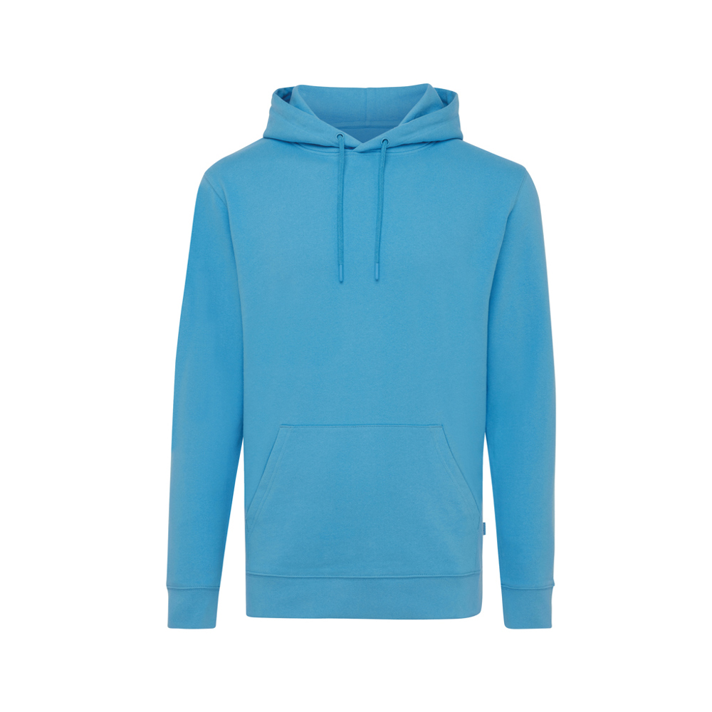 IQONIQ Jasper Hoodie aus recycelter Baumwolle - tranquil blue (± PMS 17-4139TCX)