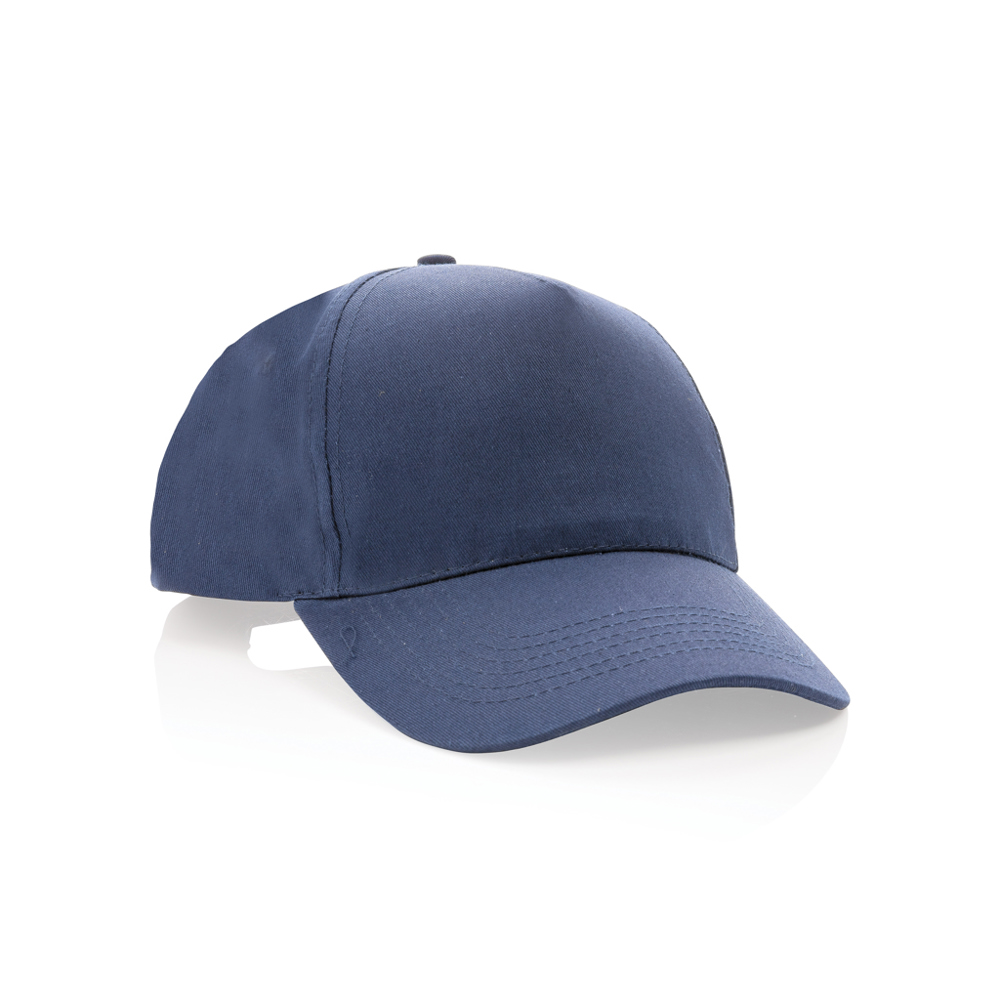 Impact 5 Panel Kappe aus 190gr rCotton mit AWARE™ Tracer - navy blau (± PMS 539)