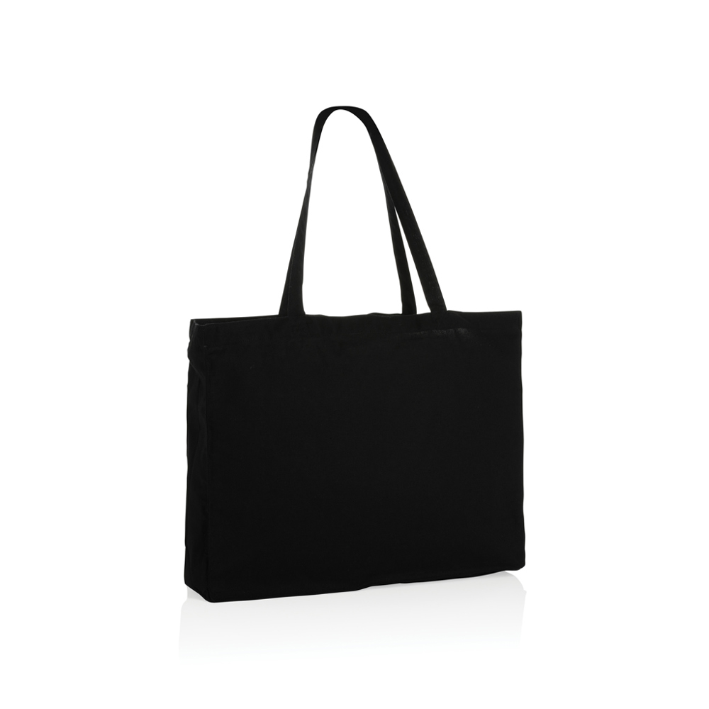 Impact AWARE™ recycelte Baumwoll-Shopper 145gr - schwarz (± PMS Black)