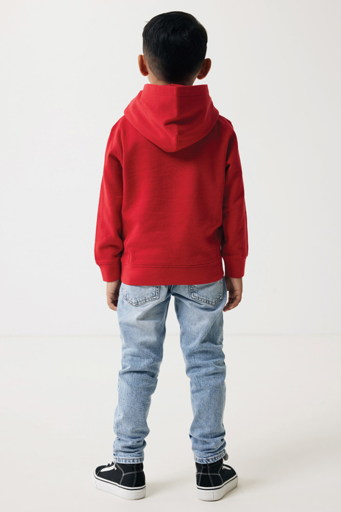 IQONIQ Yengo KidsHoodie mit Seitentaschen aus rec. Baumwolle