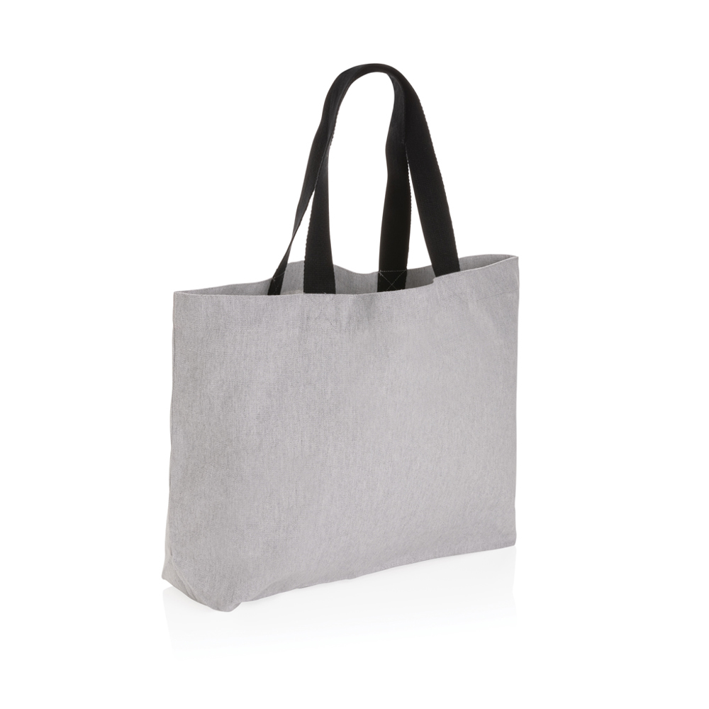 Impact Aware™ 240g/m² große Tasche aus rCanvas, ungefärbt - grau (± PMS 427)