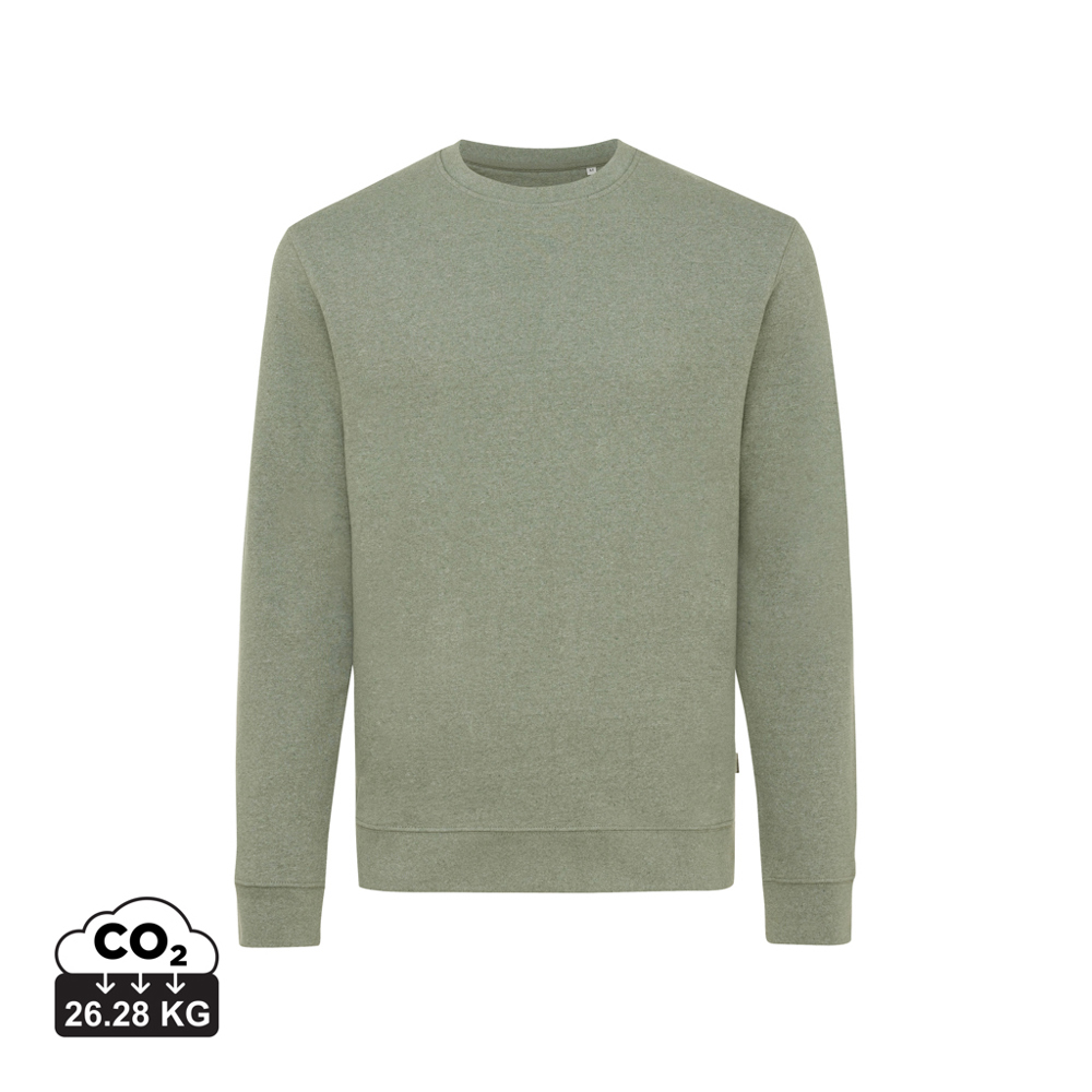 IQONIQ Denali ungefärbt. Rundhals-Sweater aus recycelter BW