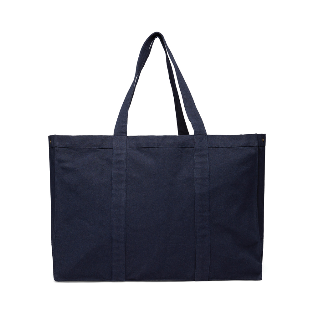 VINGA Hilo AWARE™ Maxi-Tasche aus recyceltem Canvas - navy blau (± PMS 19-4010)