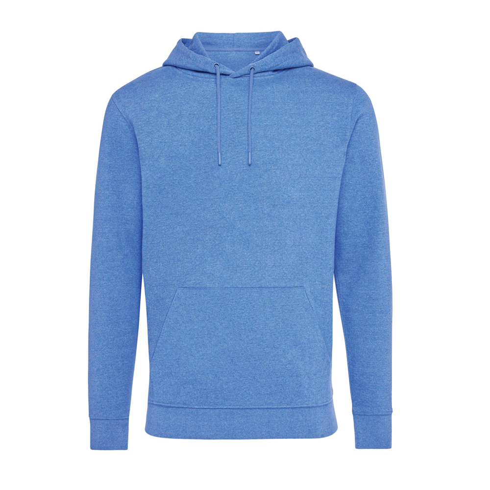 IQONIQ Torres ungefärbter Hoodie aus recycelter Baumwolle - heather blue (± PMS heather blue)