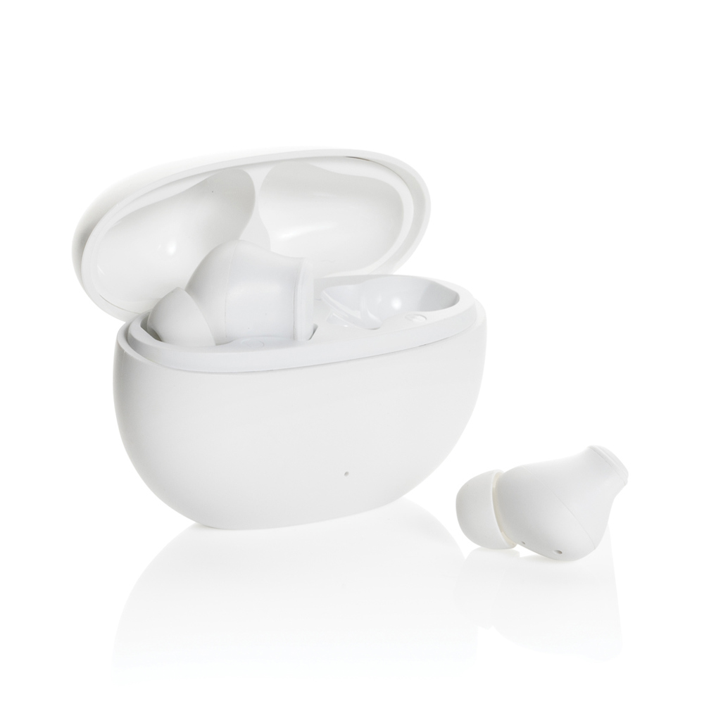 Prolink Hybrid-Kopfhörer ANC/ENC aus RCS rec. Kunststoff - weiß (± PMS White)