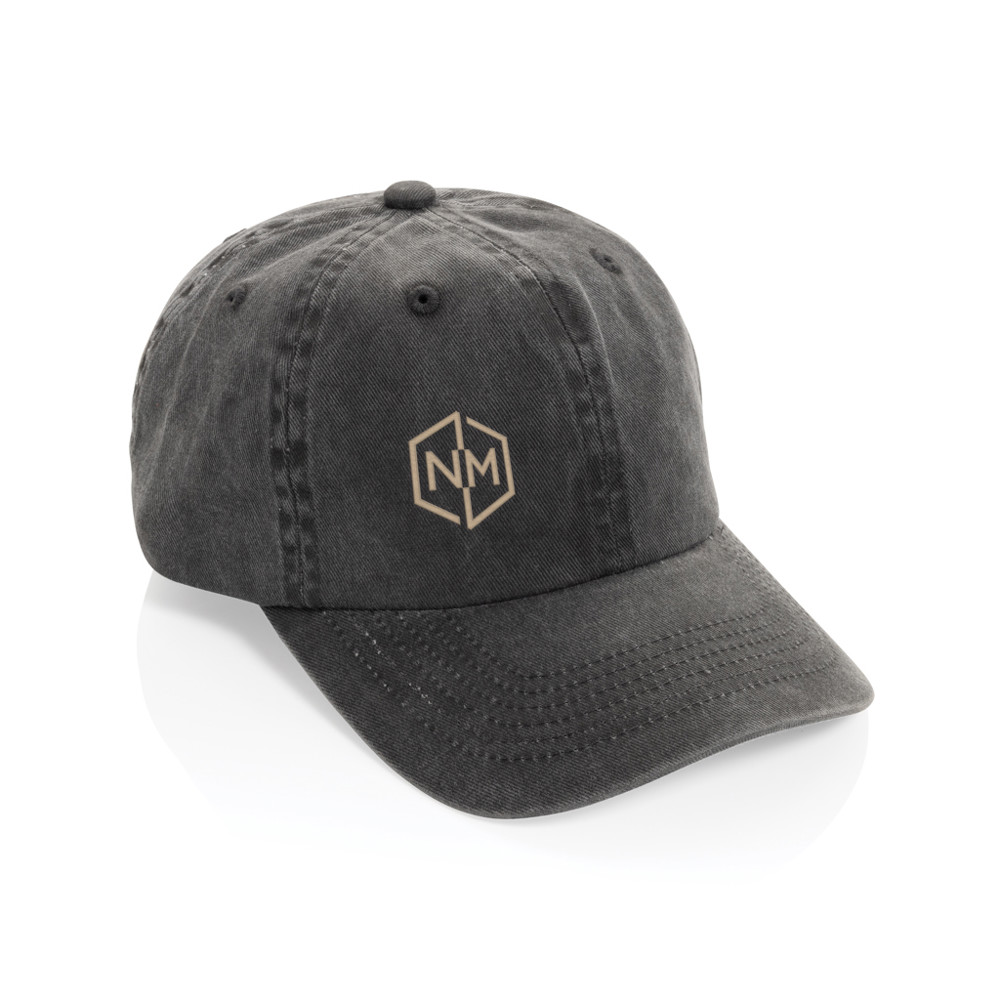 BEAU AWARE™ Washed 6-Panel Kappe aus 270gr/m² Baumwolltwill