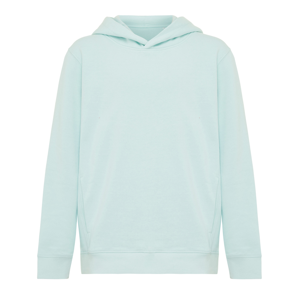 IQONIQ Yengo KidsHoodie mit Seitentaschen aus rec. Baumwolle - crushed mint (± PMS 12-5410 TCX)