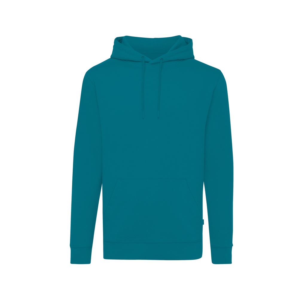 IQONIQ Jasper Hoodie aus recycelter Baumwolle - verdigris (± PMS 18-4834TCX)