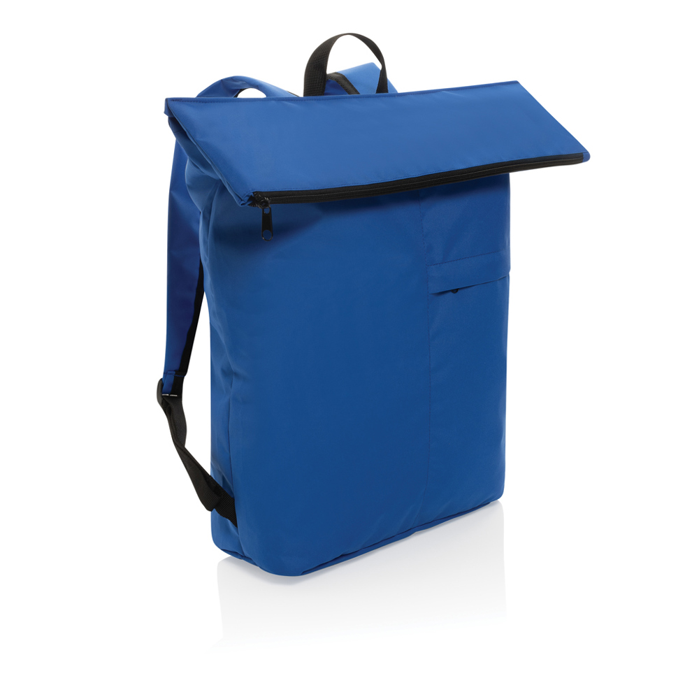 Dillon AWARE™ RPET faltbarer Lightweight-Rucksack - Königsblau (± PMS 19-4050 TCX)