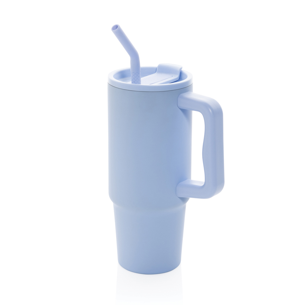 Embrace Deluxe Becher aus RCS recyceltem Edelstahl 900ml - hellblau (± PMS Blue P113-9C)