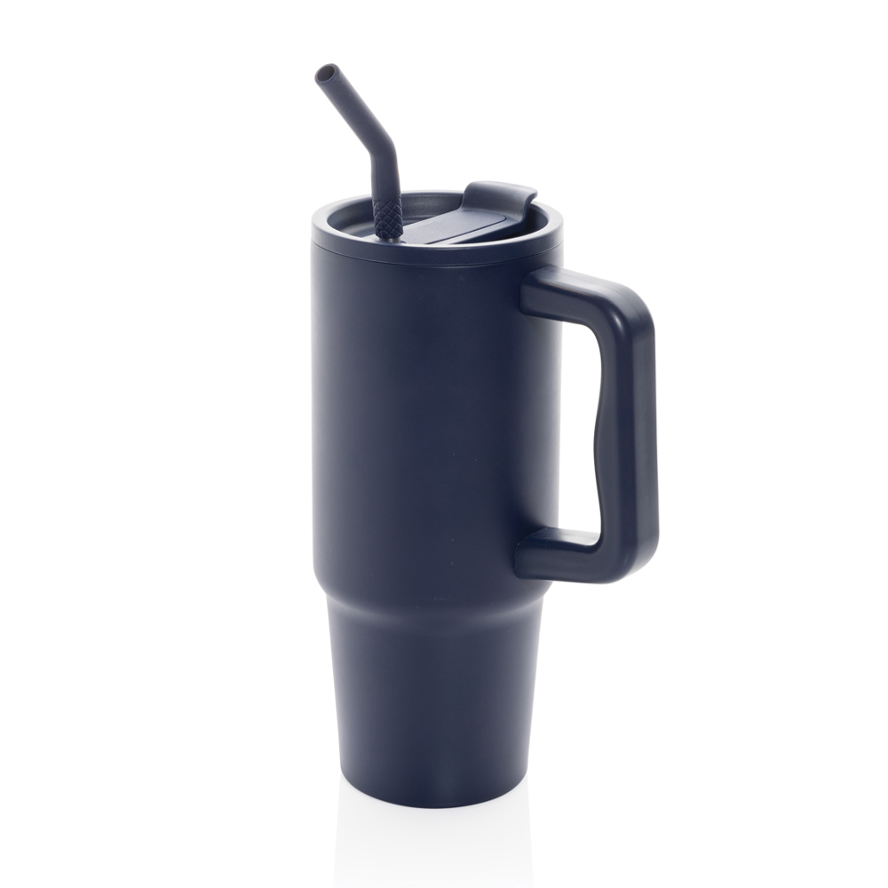 Embrace Deluxe Becher aus RCS recyceltem Edelstahl 900ml - navy blau (± PMS 2767C)