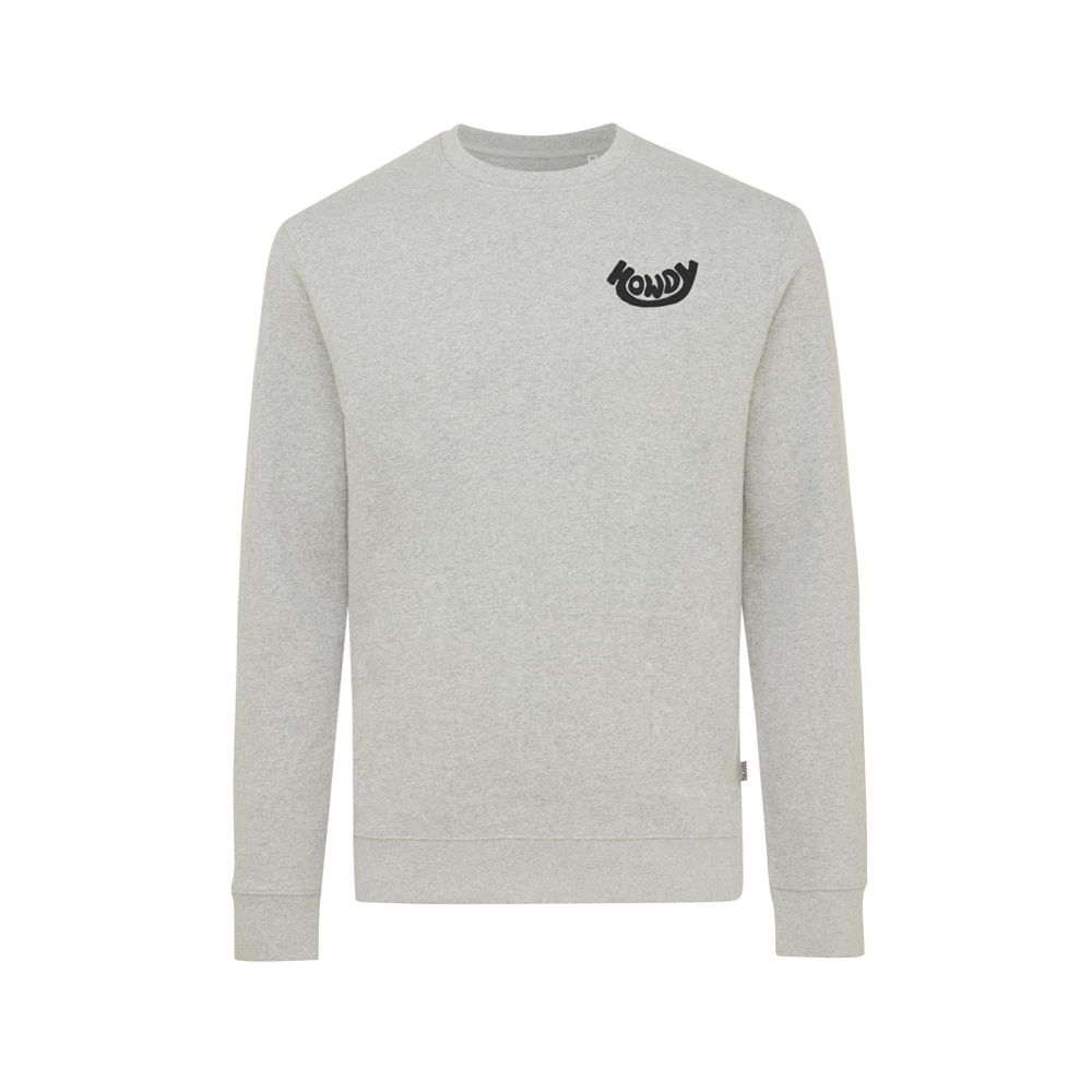 IQONIQ Denali ungefärbt. Rundhals-Sweater aus recycelter BW