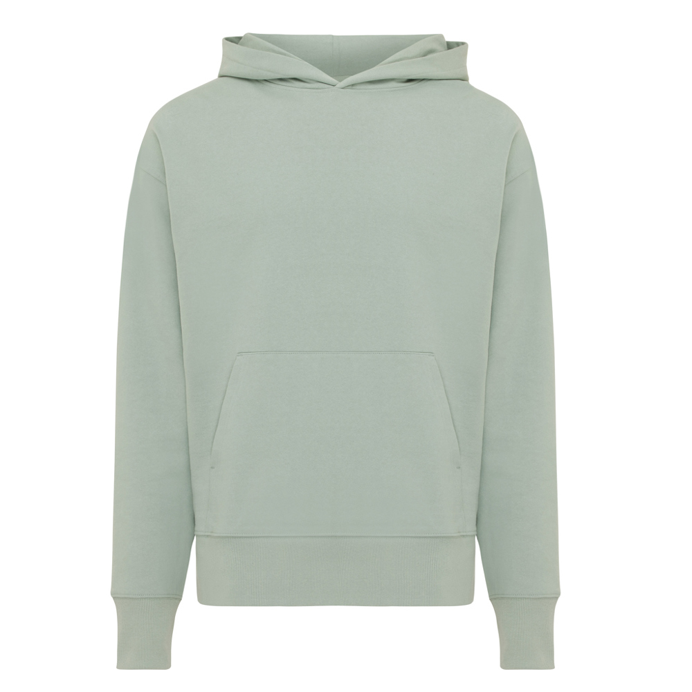 IQONIQ Yoho Relax-Hoodie aus recycelter Baumwolle - Iceberg green (± PMS 15-5205 TCX)