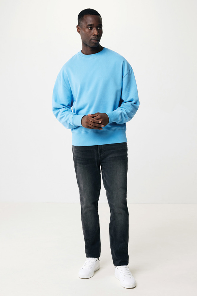 IQONIQ Kruger Relax-Rundhals-Sweater aus recycelt. Baumwolle