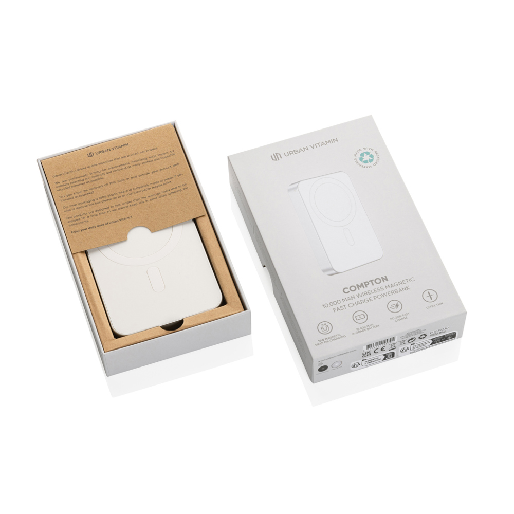 Urban Vitamin Compton 10000mAh Powerbank aus RCS Plastik/Alu