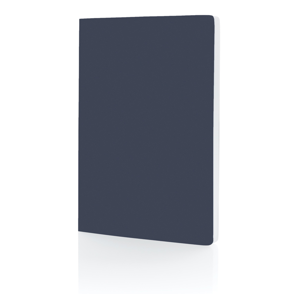 Impact Softcover A5 Notizbuch mit Steinpapier - navy blau (± PMS 539)