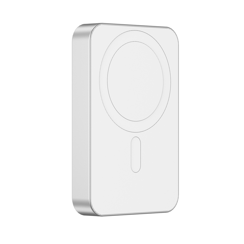 Urban Vitamin Compton 10000mAh Powerbank aus RCS Plastik/Alu - silber (± PMS 428)