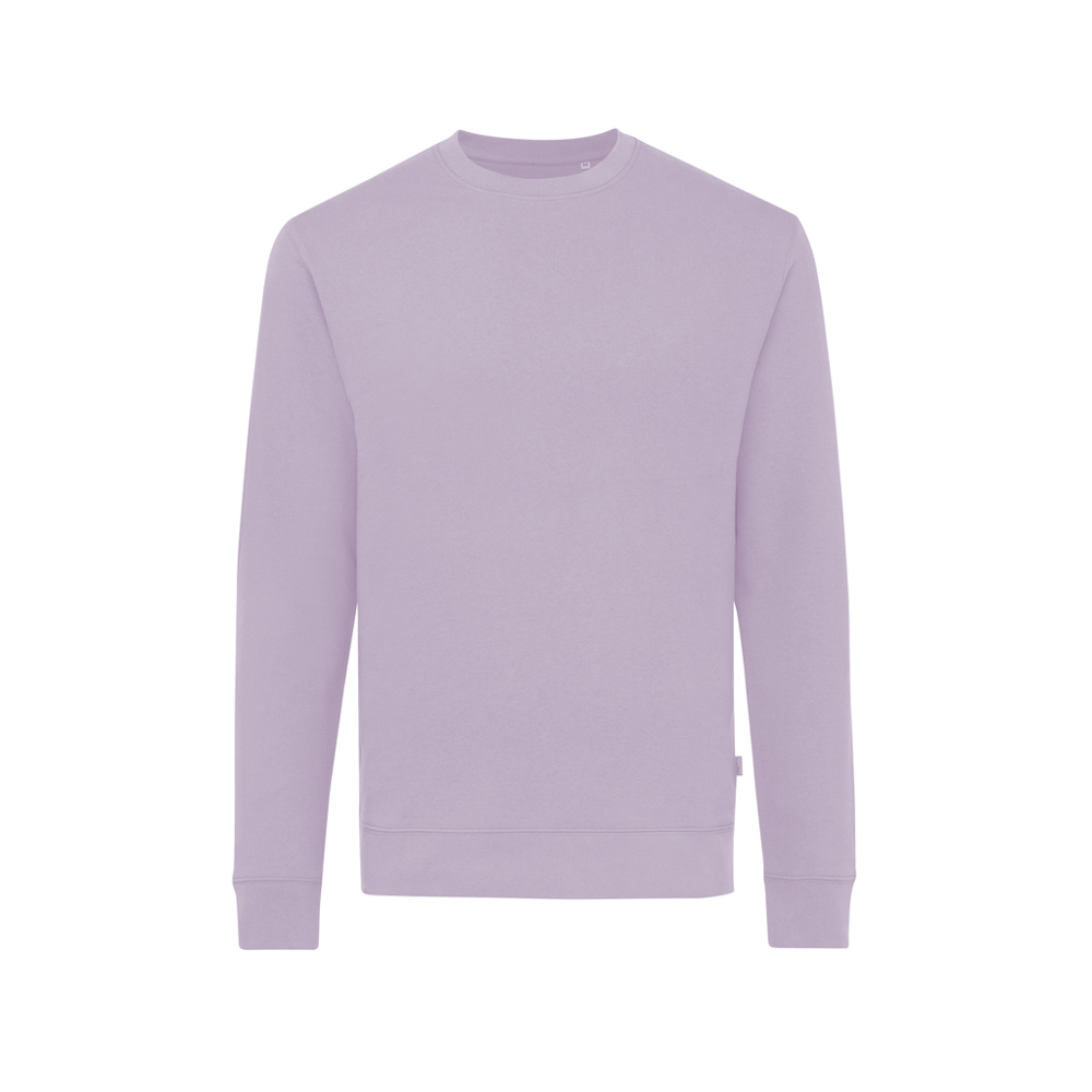IQONIQ Zion Rundhals-Sweater aus recycelter Baumwolle - lavender (± PMS 15-3716TCX)