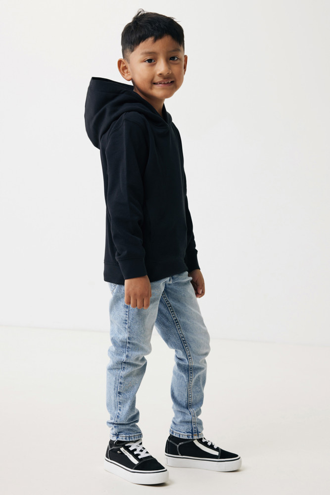 IQONIQ Yengo KidsHoodie mit Seitentaschen aus rec. Baumwolle