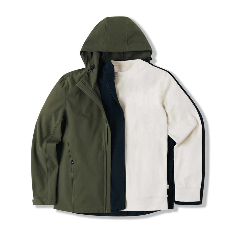 IQONIQ Makalu Herren Softshelljacke aus recyceltem Polyester