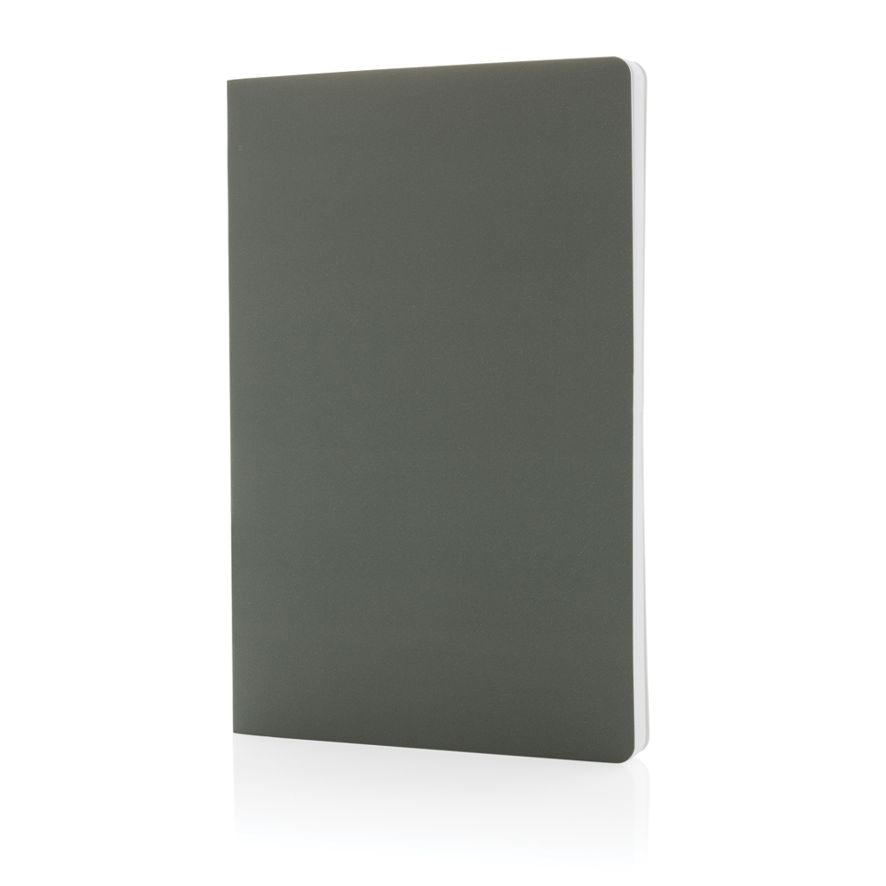 Impact Softcover A5 Notizbuch mit Steinpapier - grün (± PMS 418C)