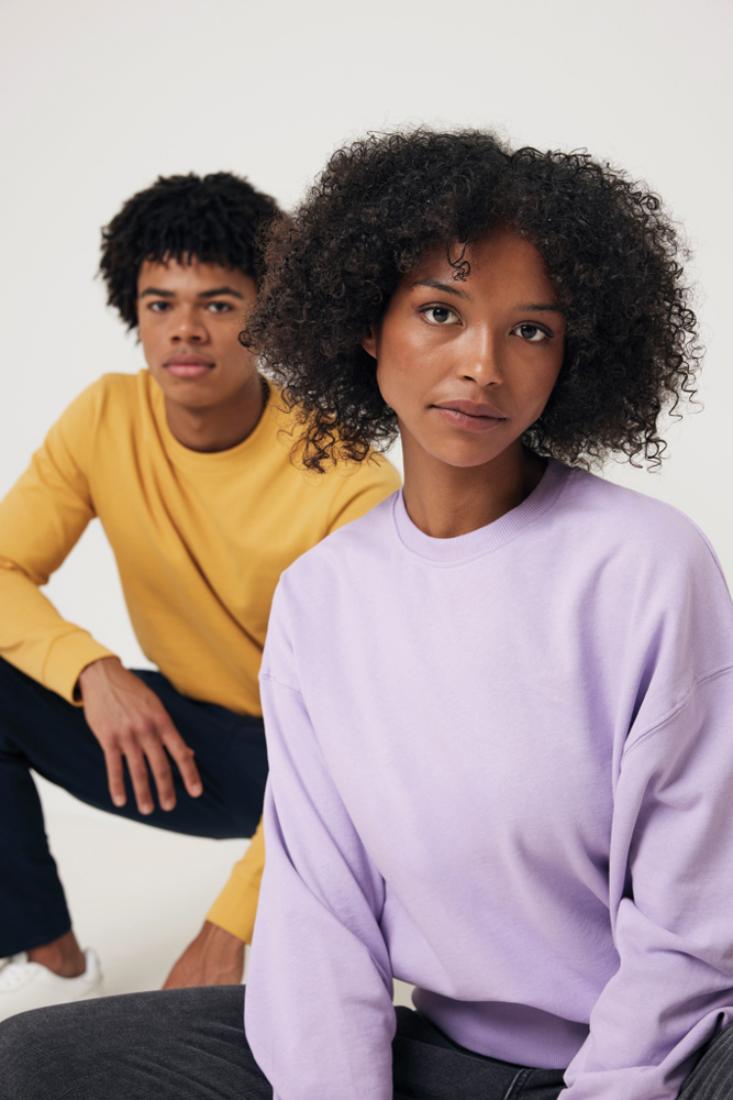 IQONIQ Kruger Relax-Rundhals-Sweater aus recycelt. Baumwolle