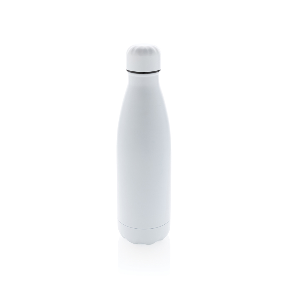 Einfarbige Vakuumisolierte Stainless Steel Flasche - weiß (± PMS White)