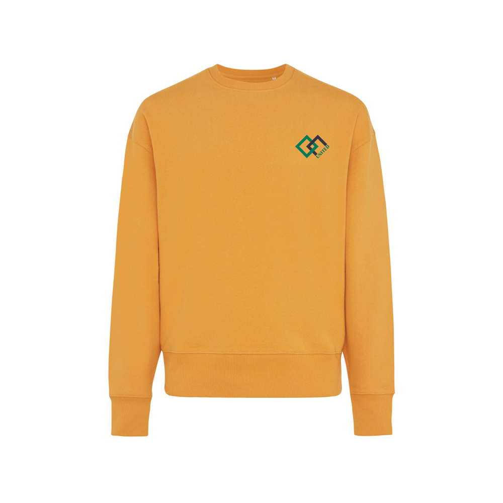 IQONIQ Kruger Relax-Rundhals-Sweater aus recycelt. Baumwolle