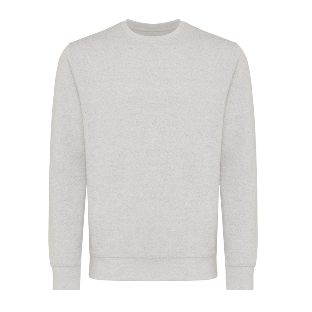 IQONIQ Etosha Lightweight Sweater aus recycelter Baumwolle - light heather grey (± PMS light heather grey)